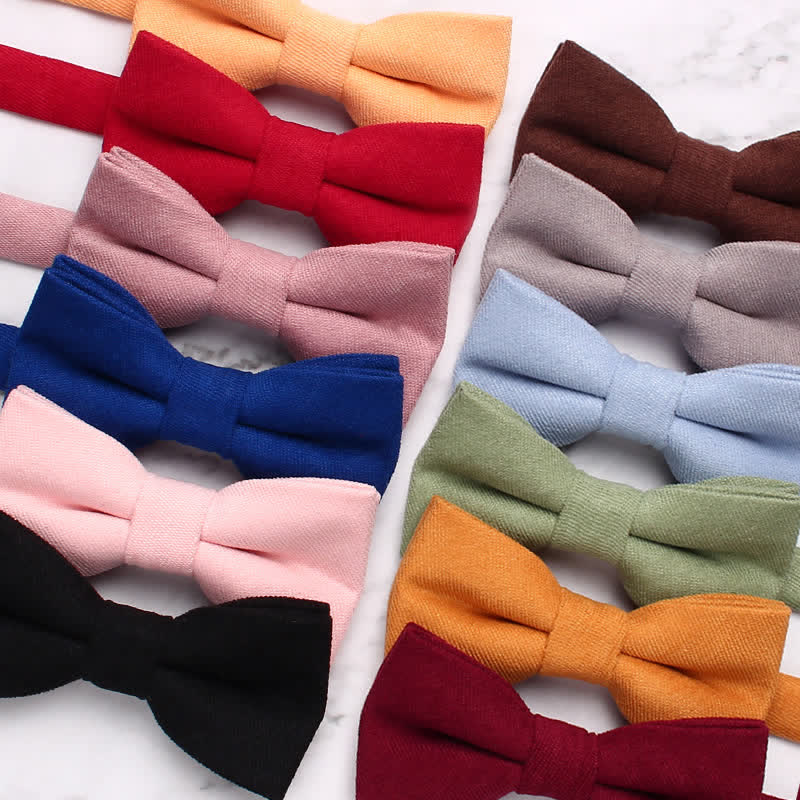 Kid's Simple Gentle Style Solid Color Bow Tie