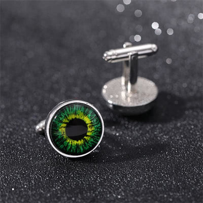 Men's Horrible Devil Eyeball Cufflinks