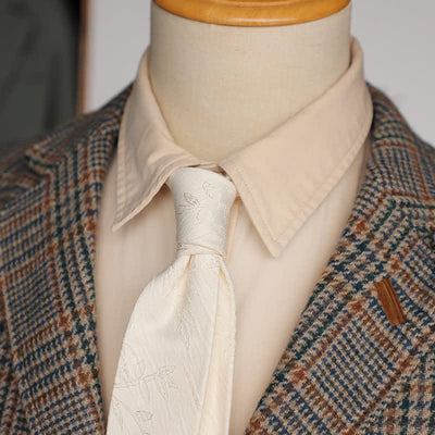 Men's Classic Stereoscopic Floral Design Necktie