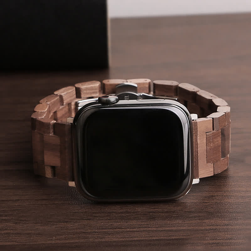 Natural Walnut Wooden Strap Watch Band