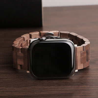 Natural Walnut Wooden Strap Watch Band