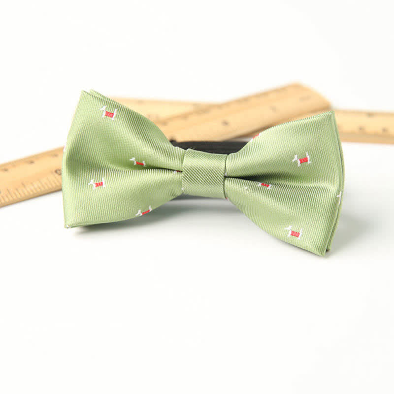 Kid's Cute Printed Double-Layered Stylish Fun Bow Tie