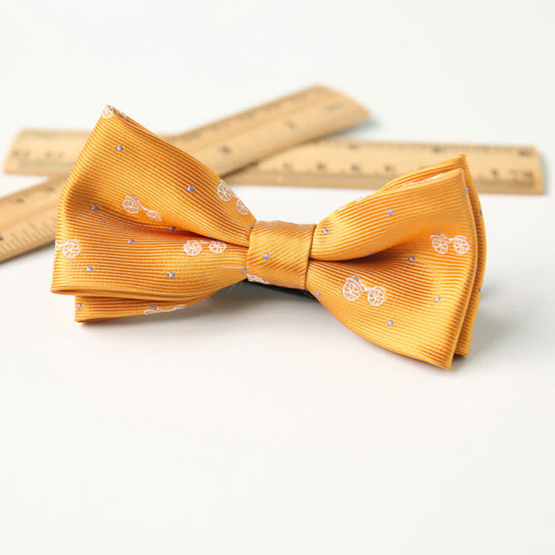 Kid's Cute Printed Double-Layered Stylish Fun Bow Tie