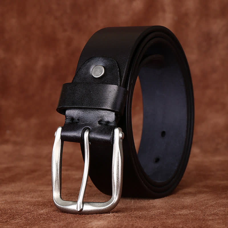 Classic Beaded Embellishments Trendy Leather Belt