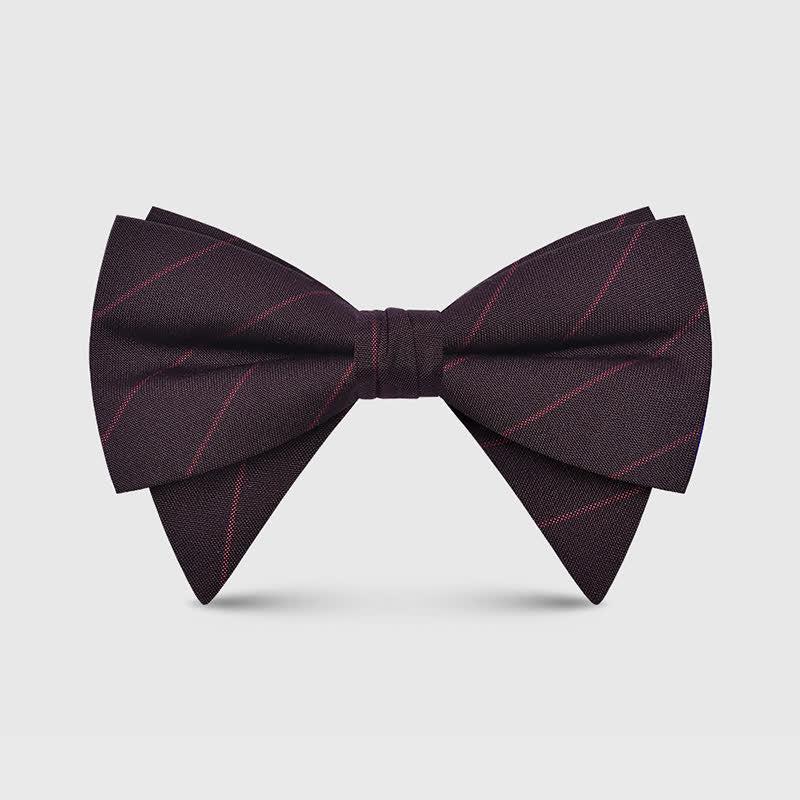 Men's Elegant Large Classic Oversized Pointed Bow Tie