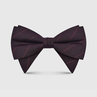 Men's Elegant Large Classic Oversized Pointed Bow Tie