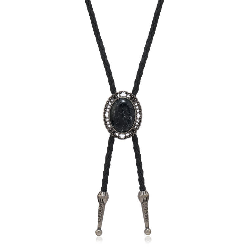 Stunning Western Replica Stone Bolo Tie