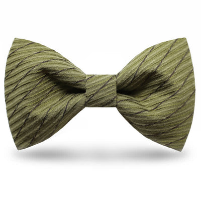 Men's Green Series Twill Wedding Bow Tie