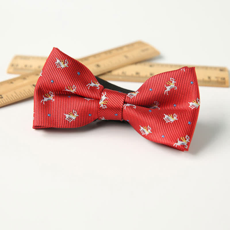 Kid's Cute Printed Double-Layered Stylish Fun Bow Tie