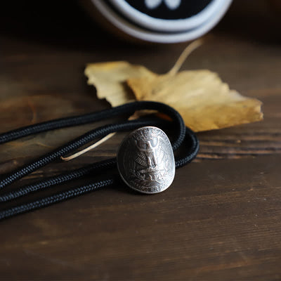 Splendid Flying Eagle Bird Coin Bolo Tie