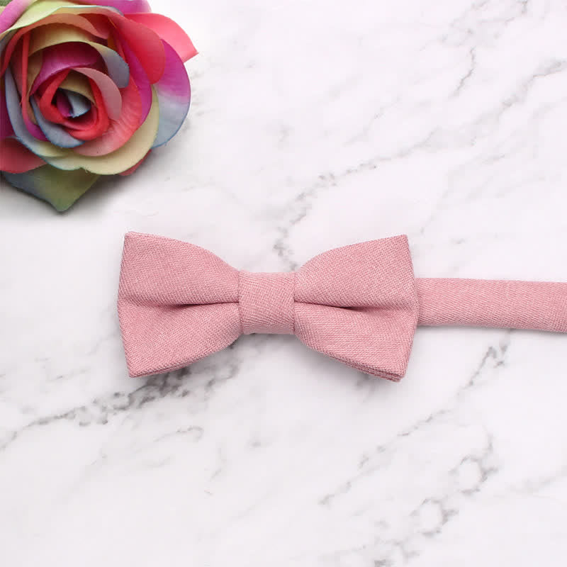 Kid's Simple Gentle Style Solid Color Bow Tie