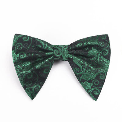 Men's Paisley Oversized Pointed Tuxedo Bow Tie