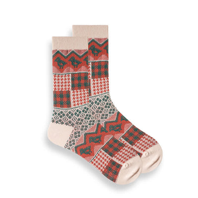 Retro National Style Ethnic Striped Socks