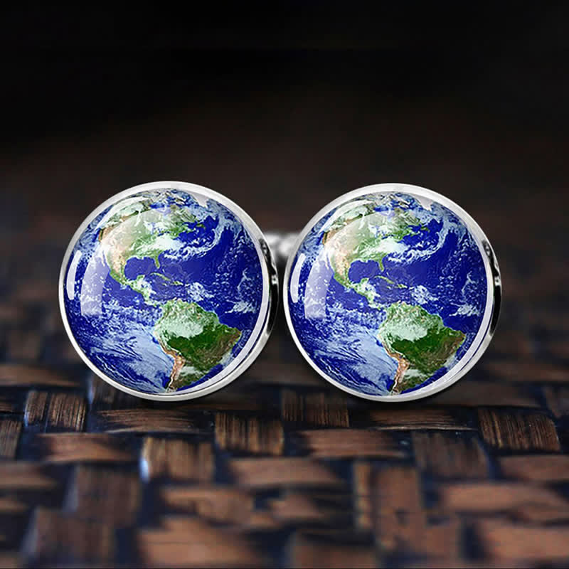 Men's Universe Solar System Planet Cufflinks