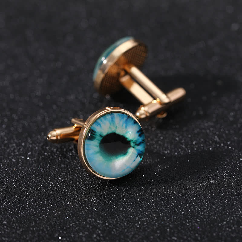 Men's Horrible Devil Eyeball Cufflinks