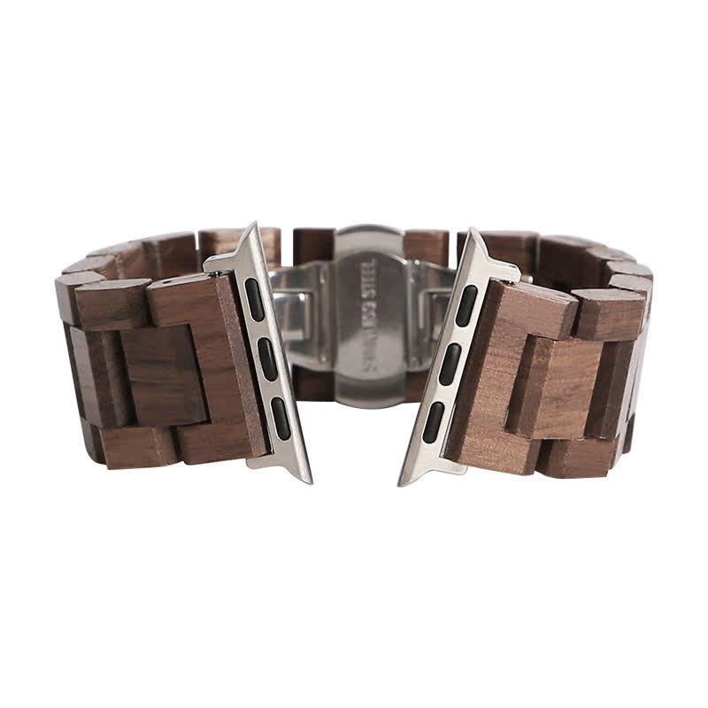 Natural Walnut Wooden Strap Watch Band