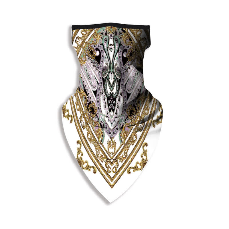 Bohemian Style Ear Loops Neck Face Gaiter Bandana