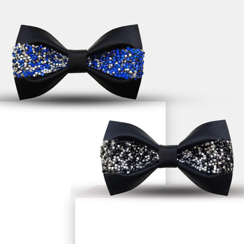 Men's Luxurious Rhinestone Gentleman Party Bow Tie