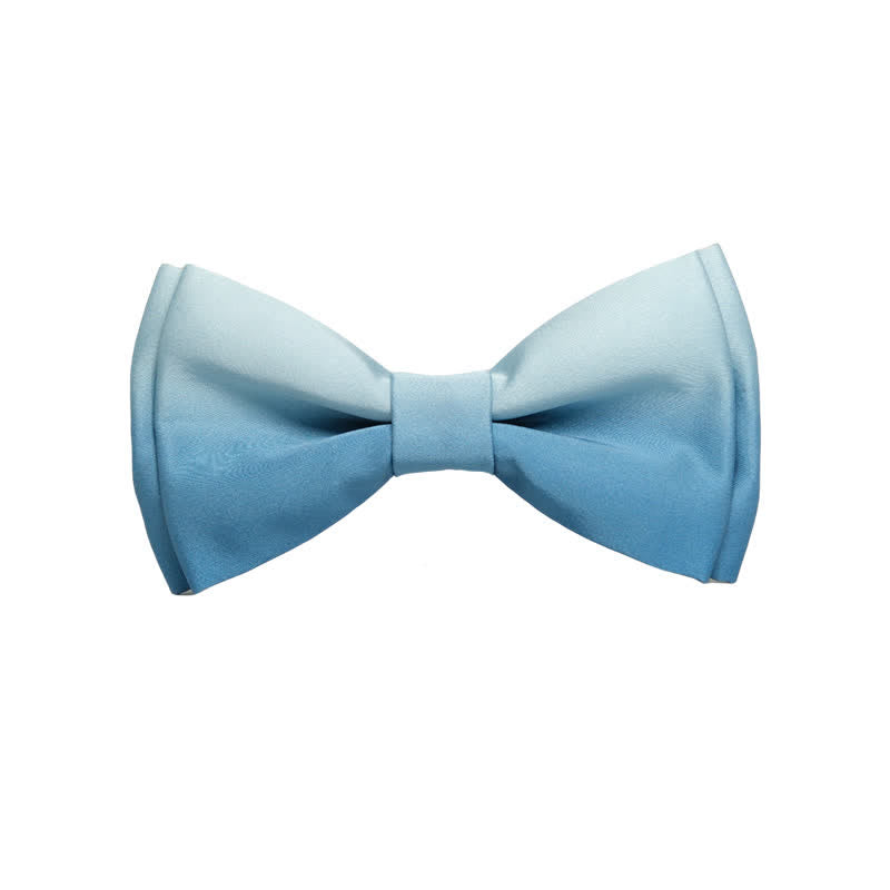 Men's Dreamy Gradient Color Bow Tie