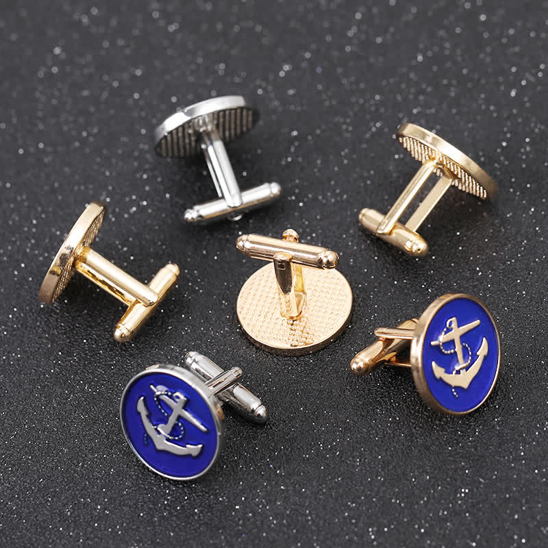 Men's Nautical Boat Anchor Cufflinks