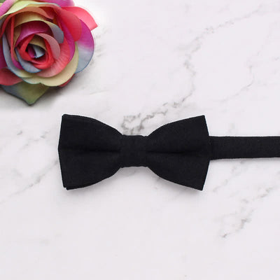 Kid's Simple Gentle Style Solid Color Bow Tie