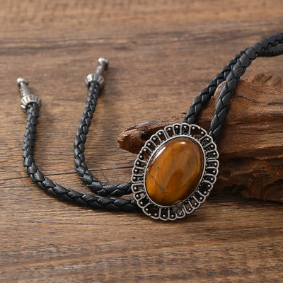 Stunning Western Replica Stone Bolo Tie