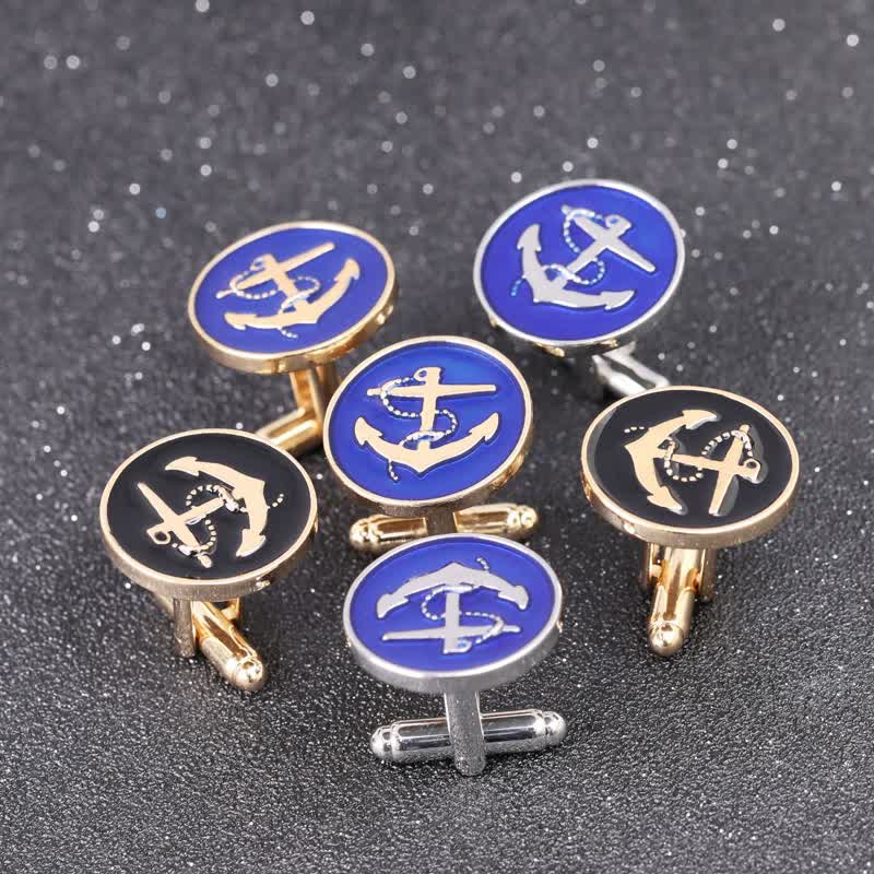 Men's Nautical Boat Anchor Cufflinks