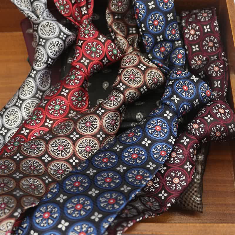 Men's Lemon Cashew Nut Classic Suits Necktie