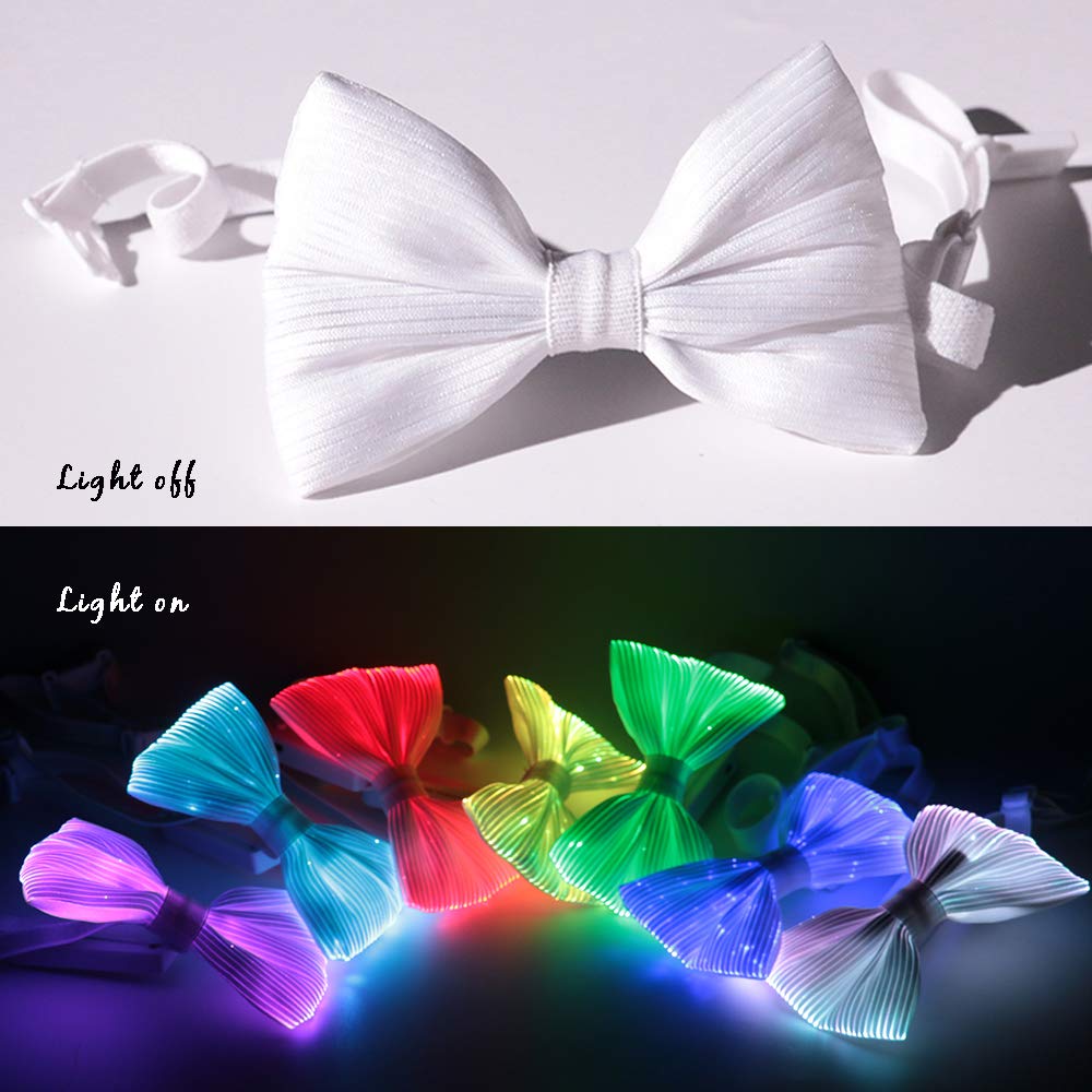 Men's Rechargeable Magical LED Bow Tie