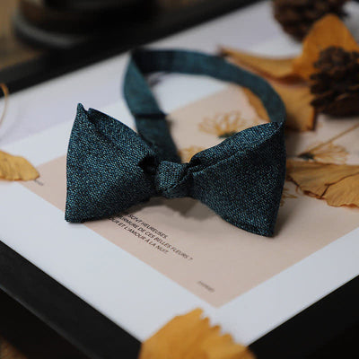 Men's Vintage Classic Teal Formal Bow Tie