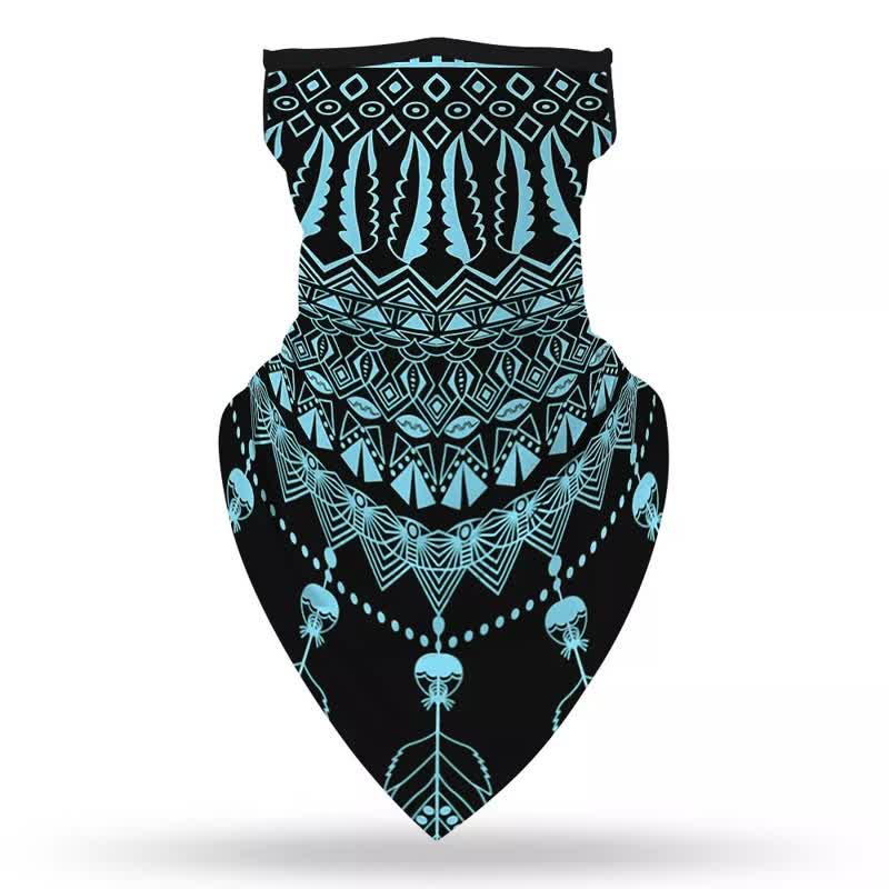 Bohemian Style Ear Loops Neck Face Gaiter Bandana