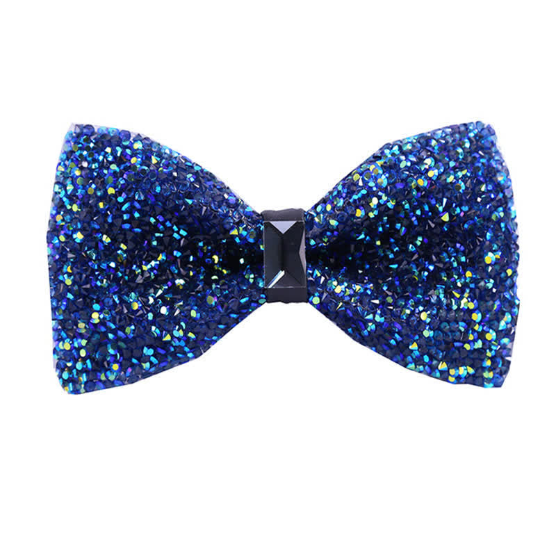 Men's Sparkle Star Glitter Crystal Bow Tie