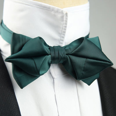Men's Leisure Style Unique Pointed Shape Bow Tie