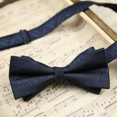 Men's Classy Double-Layered Wedding Business Bow Tie