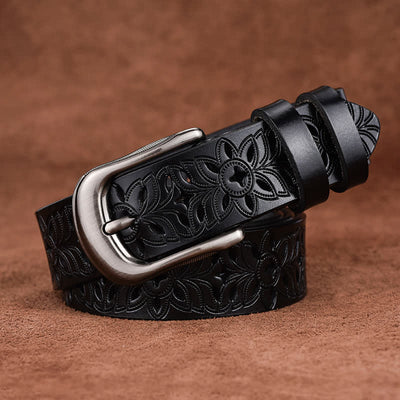 Women's Exquisite Fashion Accessory Hollow Out Leather Belt