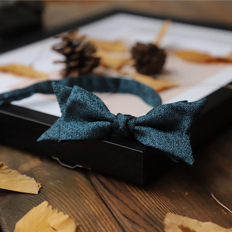 Men's Vintage Classic Teal Formal Bow Tie