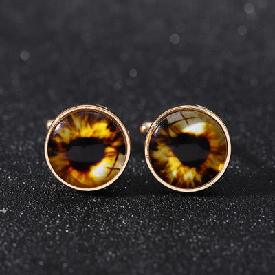 Men's Horrible Devil Eyeball Cufflinks