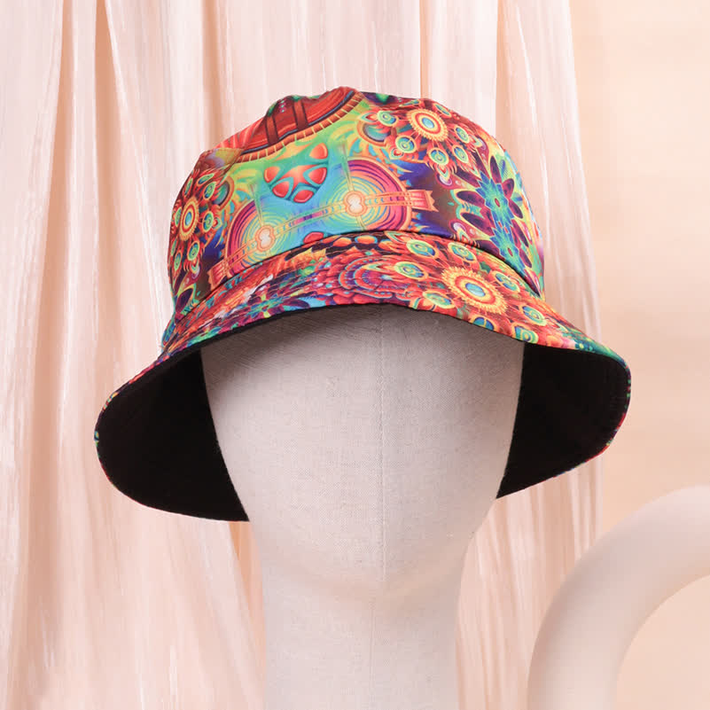 Unisex Creative Graffiti Printing Bucket Hat