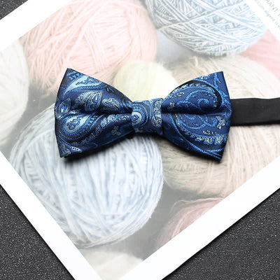 Men's Intricate Paisley Jacquard Classic Bow Tie