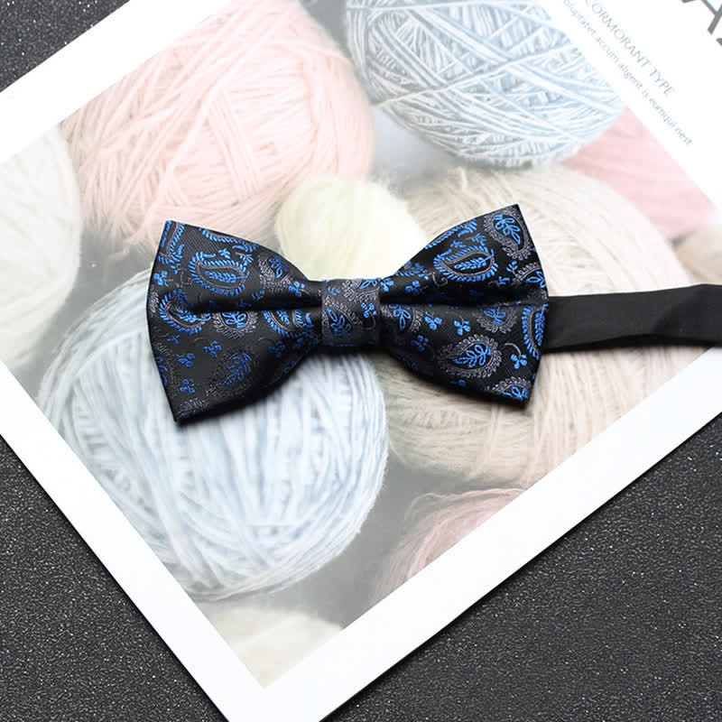 Men's Intricate Paisley Jacquard Classic Bow Tie