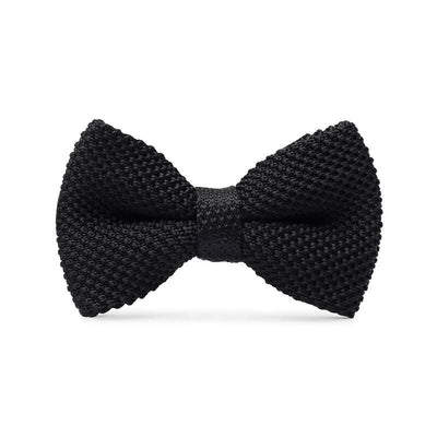 Men's Simple Solid Color Knitting Groom Bow Tie