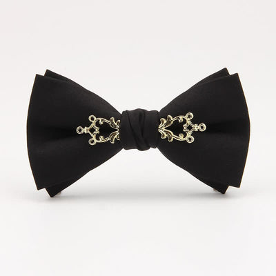 Men's Metallized Flower Festival Wedding Bow Tie