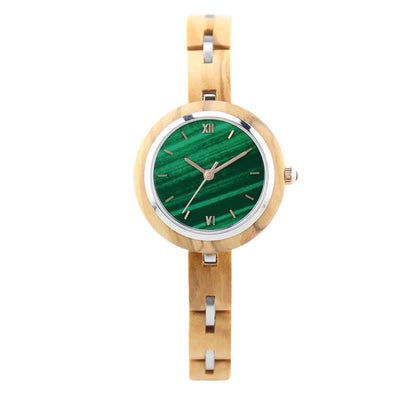 Women's Noble Thin Strap Wooden Watch