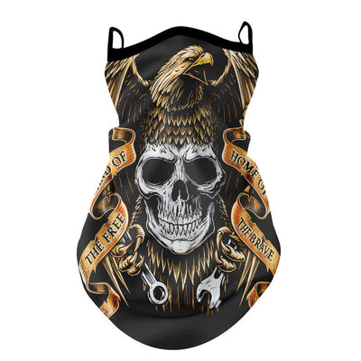 Born To Ride Motorbike Face Mask Ear Loops Bandana