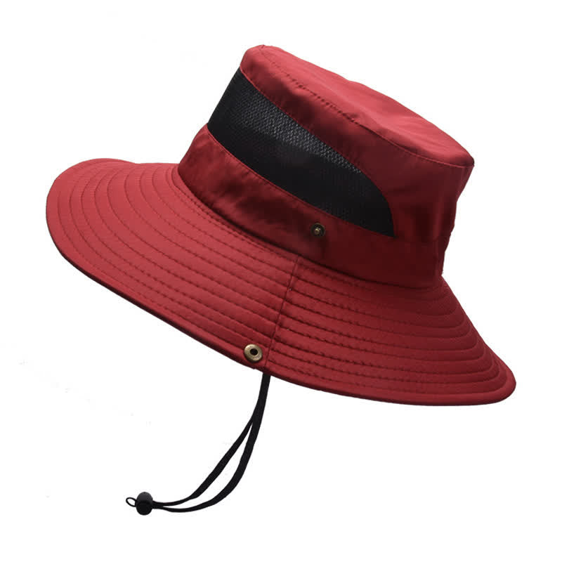 Men's Summer Sun Block Beach Travel Bucket Hat