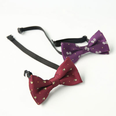 Kid's Cute Printed Double-Layered Stylish Fun Bow Tie