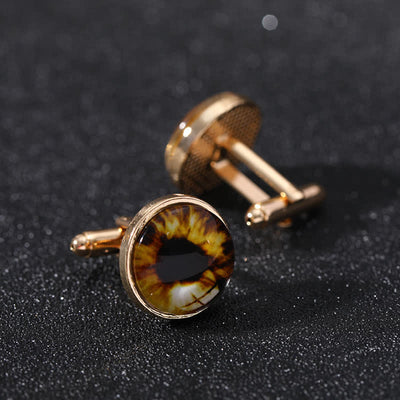 Men's Horrible Devil Eyeball Cufflinks