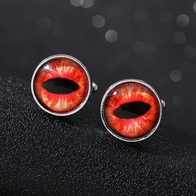 Men's Horrible Devil Eyeball Cufflinks