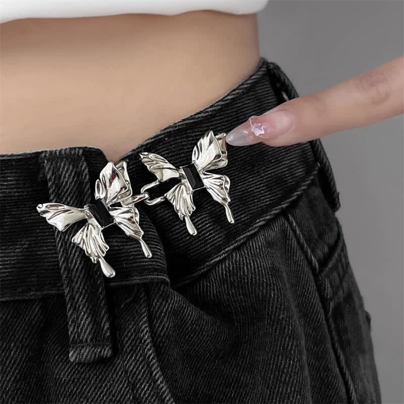 Women's Butterfly Detachable Jean Button Belt Clip