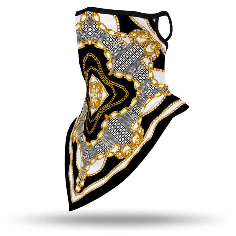 Bohemian Style Ear Loops Neck Face Gaiter Bandana